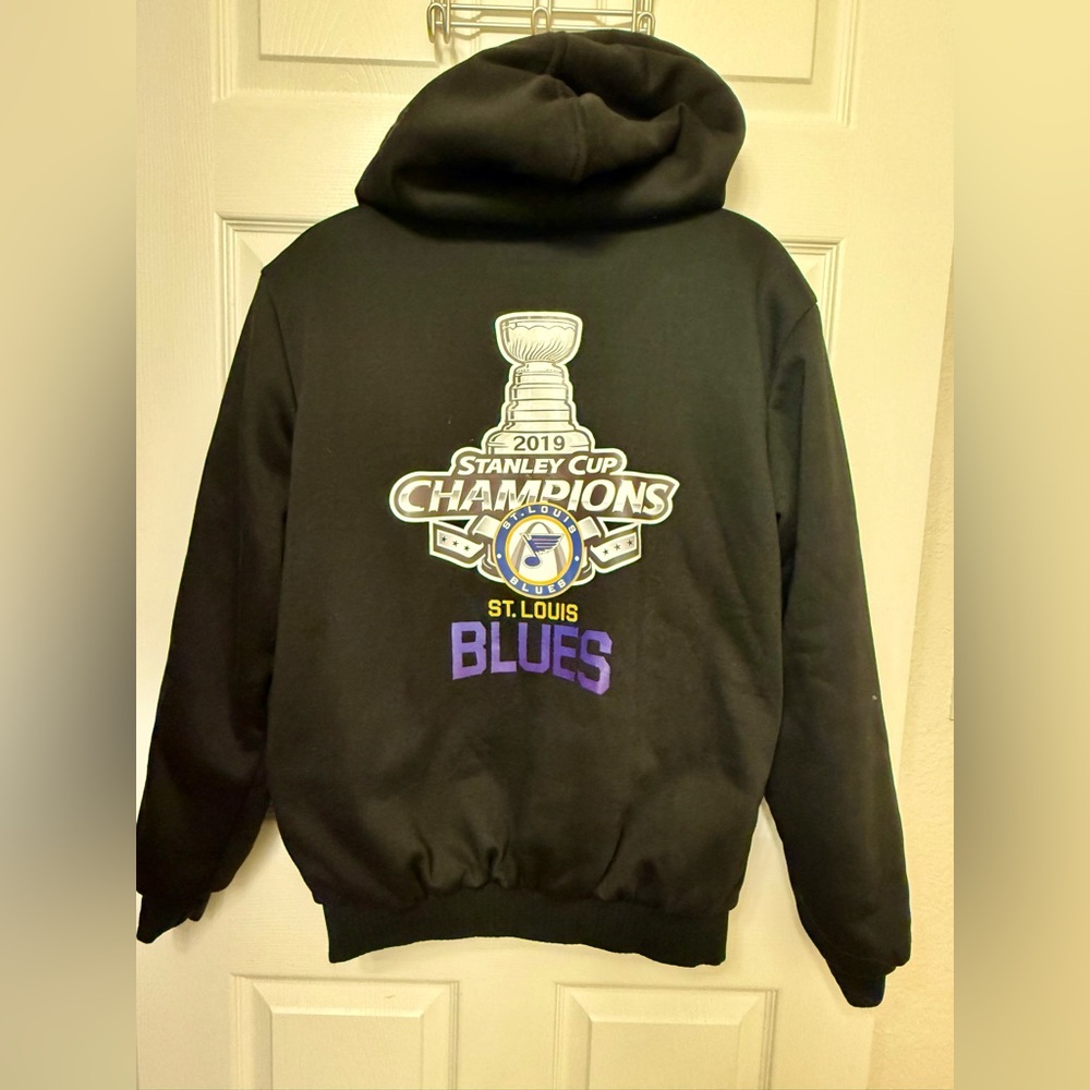 St. Louis Blues championship zipper hoodie